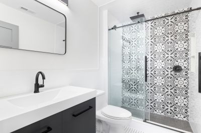 Bathroom with Statement Tiles