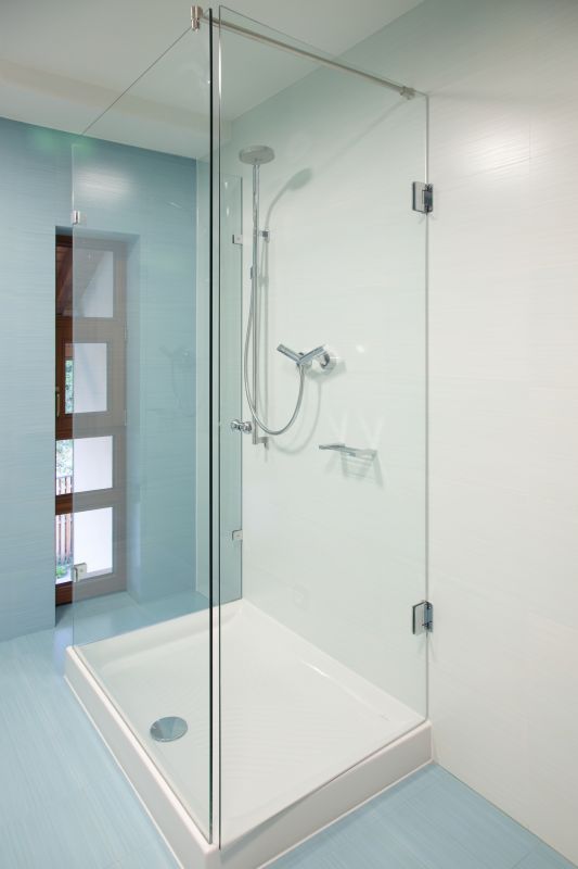 Elegant Curved Shower Design